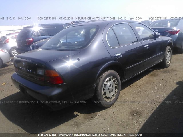 JN1CA21D6ST058268 - 1995 NISSAN MAXIMA GLE/GXE/SE Dark Blue photo 4