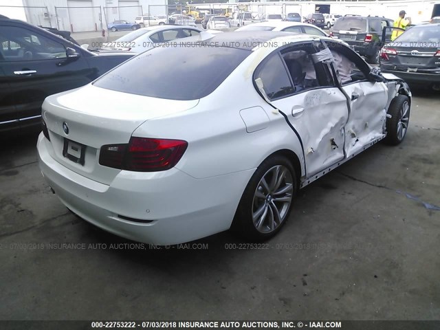 WBA5A7C55GG643784 - 2016 BMW 528 XI WHITE photo 4