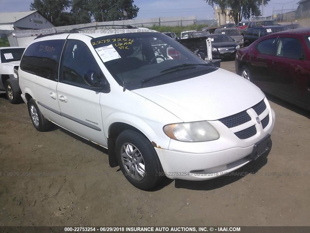 2B4GP443X1R305757 - 2001 DODGE GRAND CARAVAN SPORT WHITE photo 1