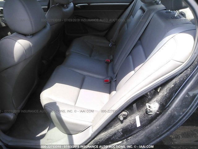 1HGFA16928L039896 - 2008 HONDA CIVIC EXL 黑色 照片 8