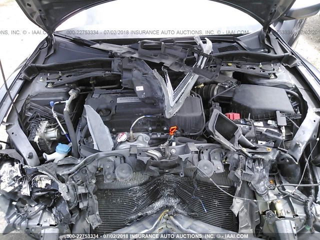 1HGCT1B37FA009896 - 2015 HONDA Accord LX-S GRAY photo 10