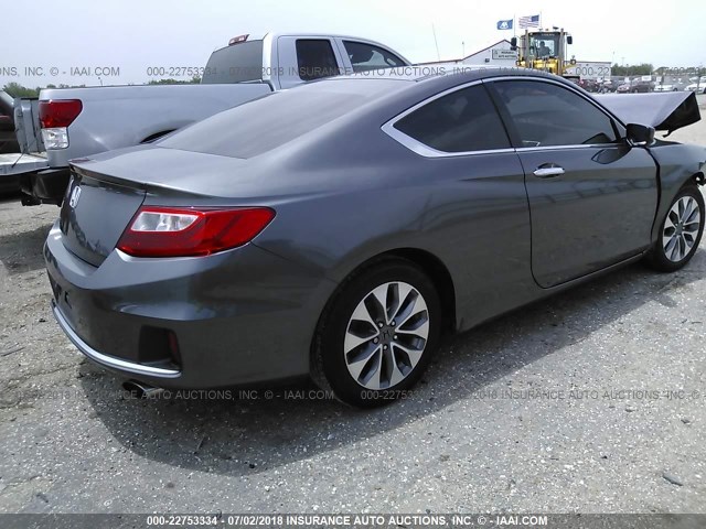 1HGCT1B37FA009896 - 2015 HONDA Accord LX-S GRAY photo 4