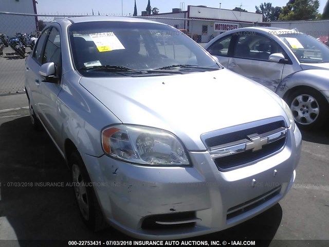 KL1TD5DE7BB224109 - 2011 CHEVROLET AVEO LS/LT SILVER photo 1