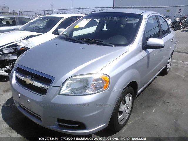KL1TD5DE7BB224109 - 2011 CHEVROLET AVEO LS/LT 银色 照片 2