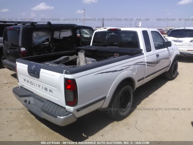 1N6DD26S52C396161 - 2002 NISSAN FRONTIER KING CAB XE WHITE photo 4