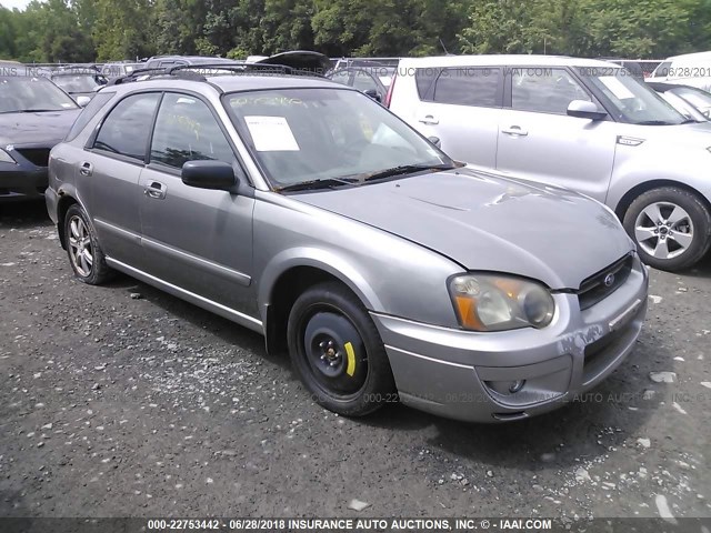 JF1GG68505H817626 - 2005 SUBARU IMPREZA OUTBACK SPORT/OUTBACK SPC SILVER photo 1