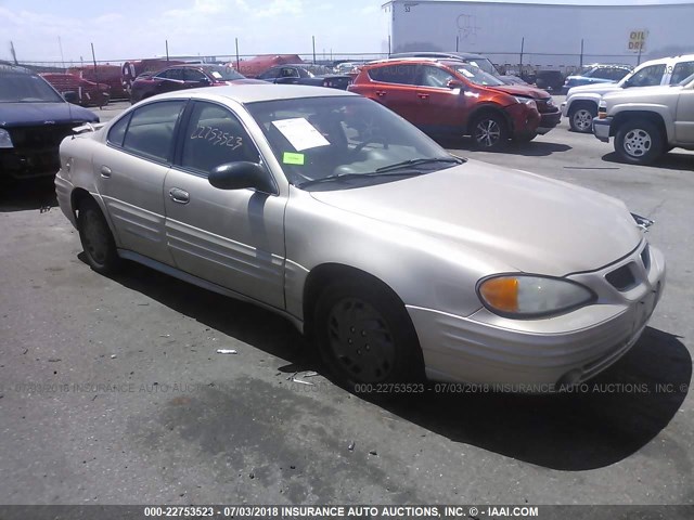 1G2NF52F02C309797 - 2002 PONTIAC GRAND AM SE1 GOLD photo 1