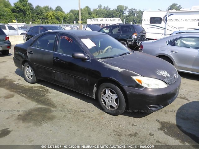 4T1BF32K12U518570 - 2002 TOYOTA CAMRY LE/XLE/SE Tünd qırmızı foto 1