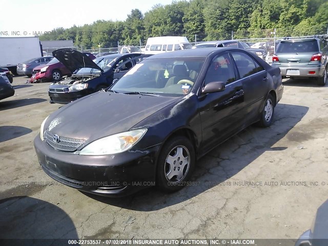 4T1BF32K12U518570 - 2002 TOYOTA CAMRY LE/XLE/SE Tünd qırmızı foto 2