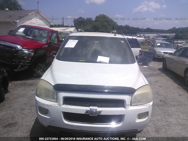 1GNDV33197D117613 - 2007 CHEVROLET UPLANDER LT WHITE photo 6