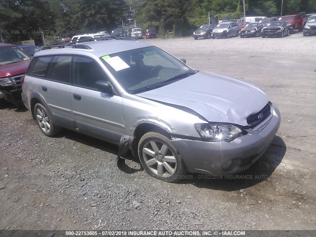 4S4BP61C177322207 - 2007 SUBARU LEGACY OUTBACK 2.5I SILVER photo 1