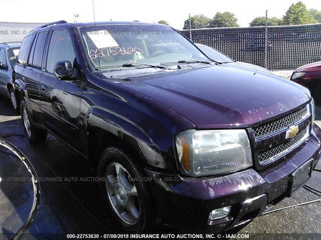 1GNDT33S892123769 - 2009 CHEVROLET TRAILBLAZER LT PURPLE photo 1