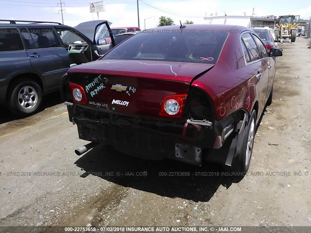1G1ZE5EB1AF121711 - 2010 CHEVROLET MALIBU LTZ 红色 照片 6