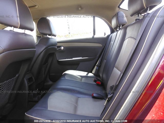 1G1ZE5EB1AF121711 - 2010 CHEVROLET MALIBU LTZ 红色 照片 8