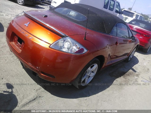 4A3AL25F48E040520 - 2008 MITSUBISHI ECLIPSE SPYDER GS 橙色 照片 4