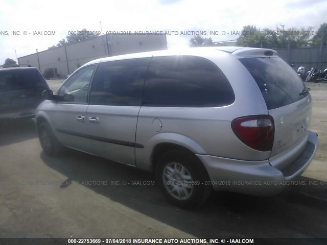 2B4GP44382R591741 - 2002 DODGE GRAND CARAVAN SPORT SILVER photo 3