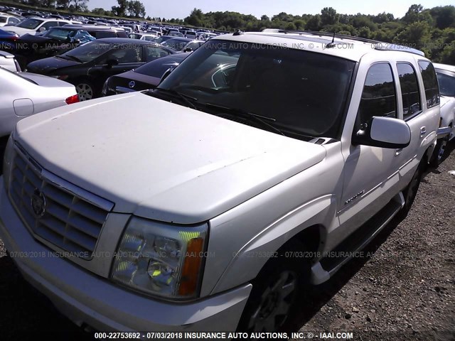 1GYEK63N33R298029 - 2003 CADILLAC ESCALADE LUXURY თეთრი ფოტო 2