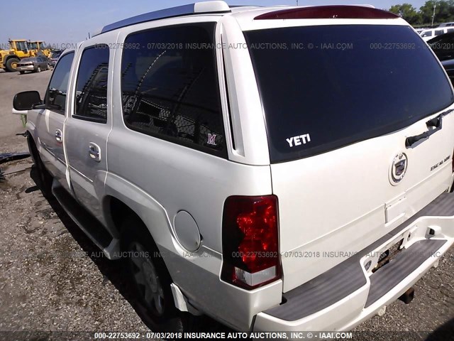 1GYEK63N33R298029 - 2003 CADILLAC ESCALADE LUXURY თეთრი ფოტო 3
