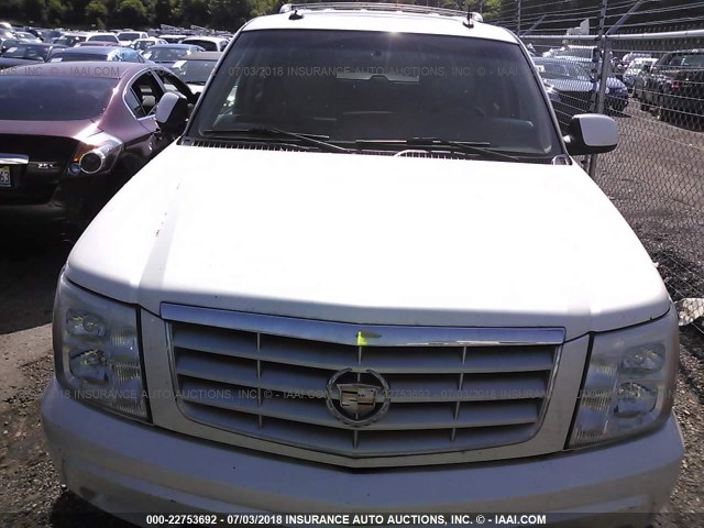 1GYEK63N33R298029 - 2003 CADILLAC ESCALADE LUXURY თეთრი ფოტო 6
