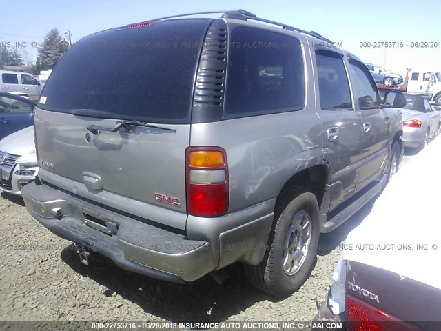 1GKEK63U13J264302 - 2003 GMC YUKON DENALI GOLD photo 4