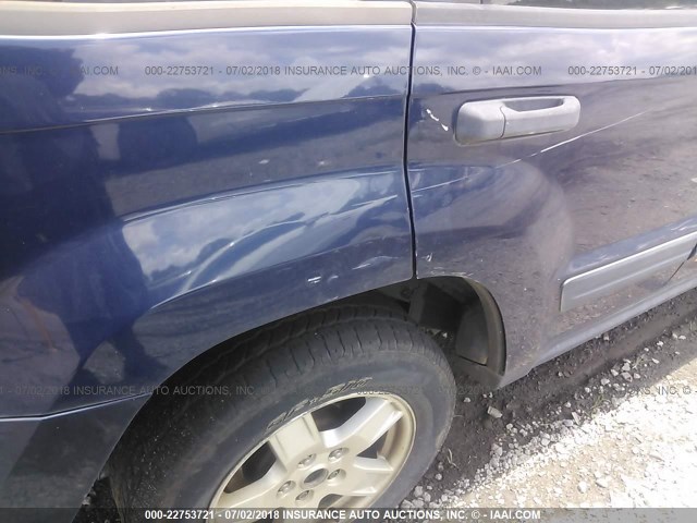 1J4GS48K65C634029 - 2005 JEEP GRAND CHEROKEE LAREDO/COLUMBIA/FREEDOM 蓝色 照片 6