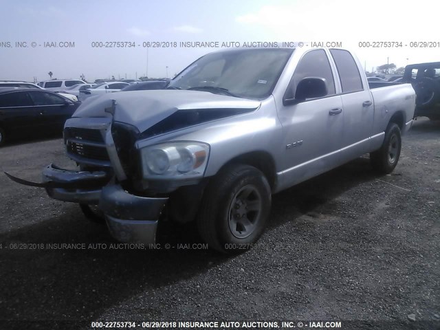 1D7HA18K48J169347 - 2008 DODGE RAM 1500 ST SILVER photo 2