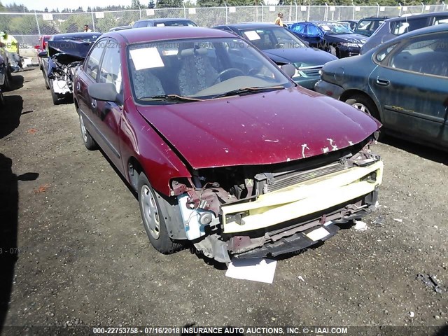 JM1BB1415T0349638 - 1996 MAZDA PROTEGE DX/LX/ES RED photo 1