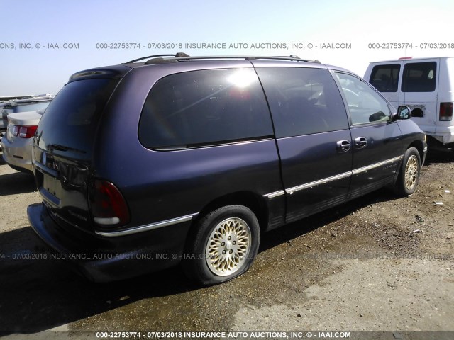 1C4GP64L1VB311398 - 1997 CHRYSLER TOWN & COUNTRY LXI BLUE photo 4