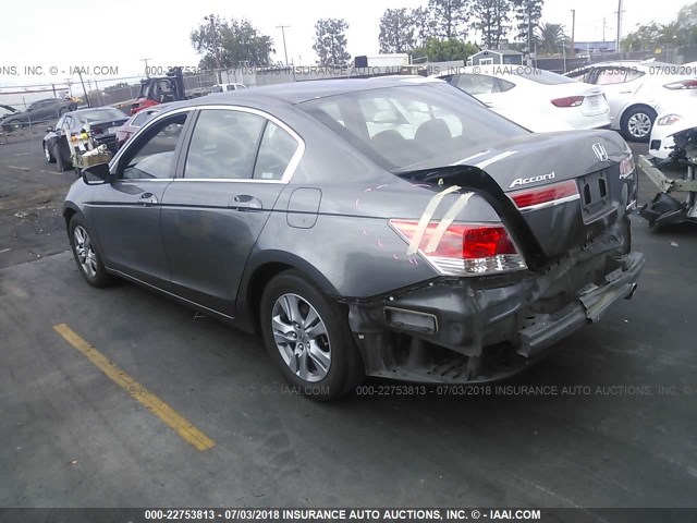 1HGCP2F63CA106765 - 2012 HONDA ACCORD SE GRAY photo 3