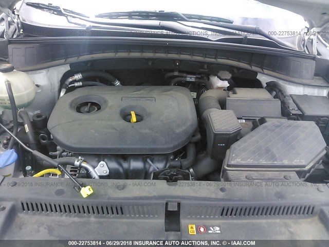 KM8J3CA49GU036086 - 2016 HYUNDAI TUCSON LIMITED/SPORT AND ECO/SE SILVER photo 10