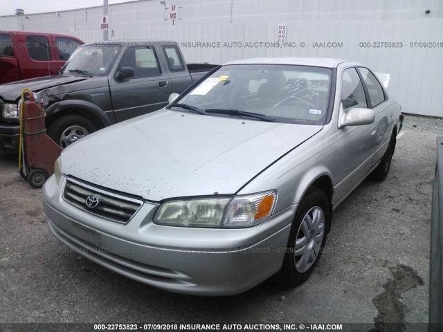 4T1BG22K91U048715 - 2001 TOYOTA CAMRY CE/LE/XLE ნაცრისფერი ფოტო 2