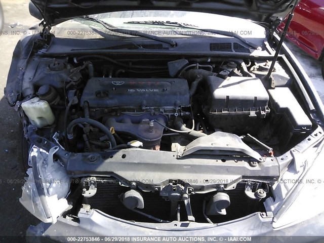 JTDBE32K730232352 - 2003 TOYOTA CAMRY LE/XLE BLACK photo 10