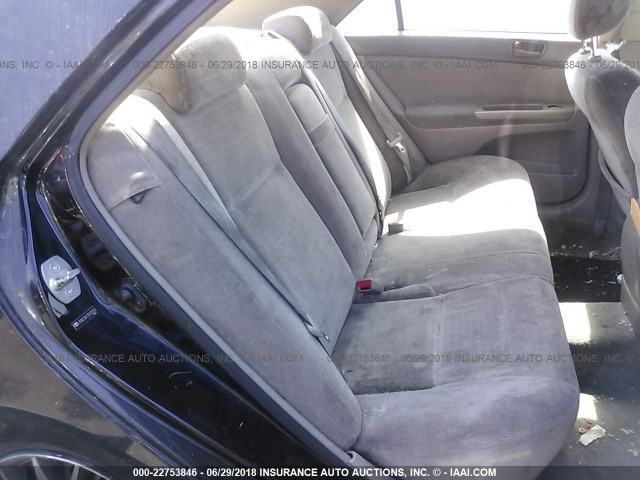 JTDBE32K730232352 - 2003 TOYOTA CAMRY LE/XLE BLACK photo 8