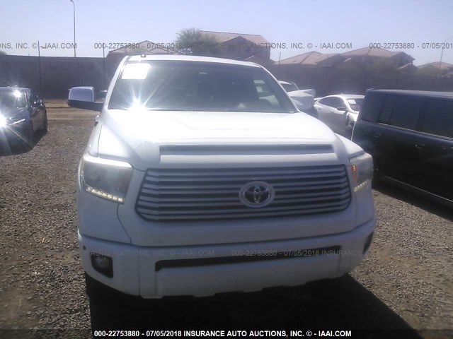 5TFAW5F1XEX412571 - 2014 TOYOTA TUNDRA CREWMAX PLATINUM Ağ foto 6
