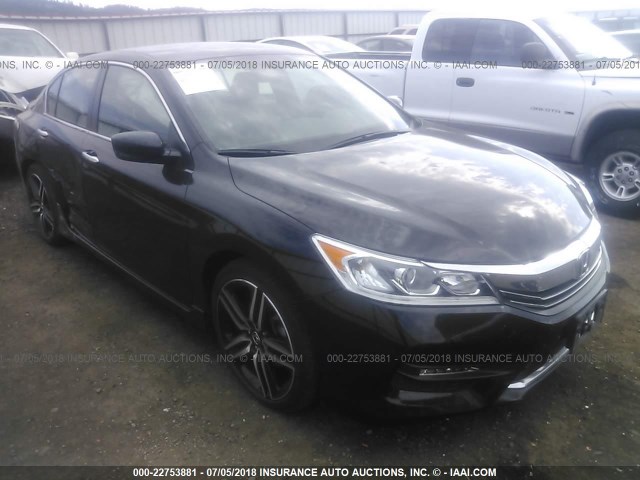 1HGCR2F19HA079576 - 2017 HONDA ACCORD SPORT SPECIAL EDITION BLACK photo 1