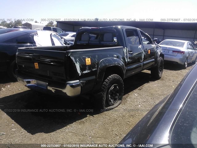 3TMJU4GN0CM129486 - 2012 TOYOTA TACOMA DOUBLE CAB PRERUNNER GREEN photo 4