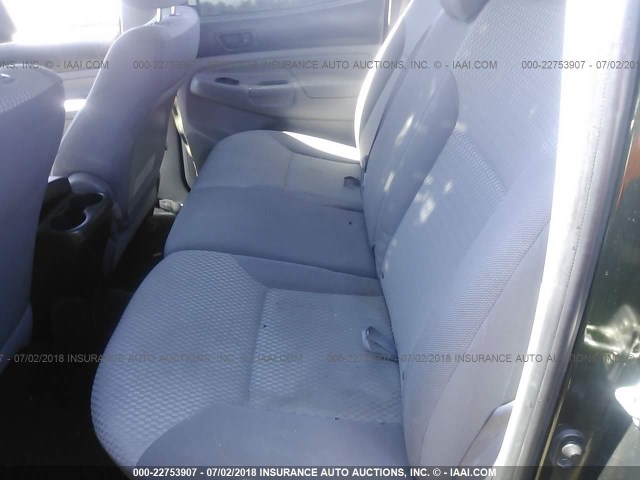 3TMJU4GN0CM129486 - 2012 TOYOTA TACOMA DOUBLE CAB PRERUNNER GREEN photo 8