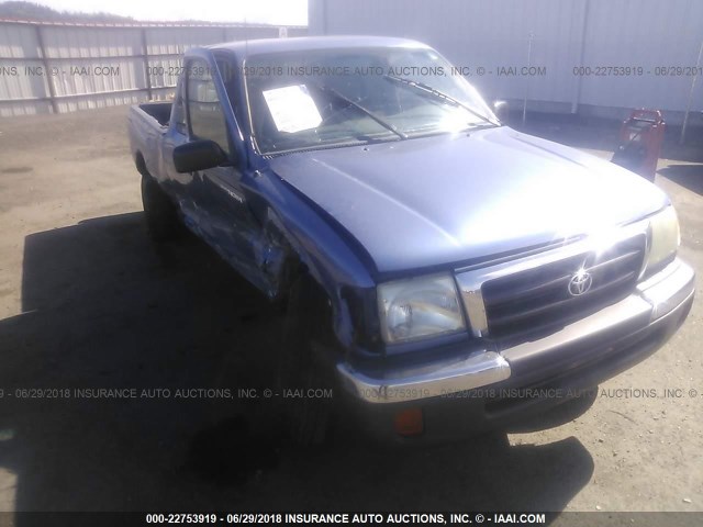 4TAWM72N1XZ454887 - 1999 TOYOTA TACOMA XTRACAB BLUE photo 1