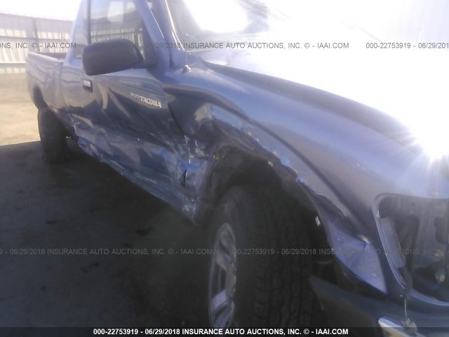 4TAWM72N1XZ454887 - 1999 TOYOTA TACOMA XTRACAB BLUE photo 6