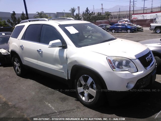 1GKLRMED3AJ102124 - 2010 GMC ACADIA SLT-1 Biały zdjęcie 1