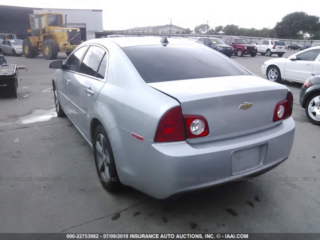 1G1ZC5E05CF396859 - 2012 CHEVROLET MALIBU 1LT SILVER photo 3