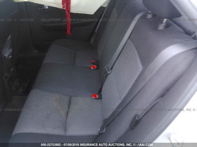 1G1ZC5E05CF396859 - 2012 CHEVROLET MALIBU 1LT SILVER photo 8