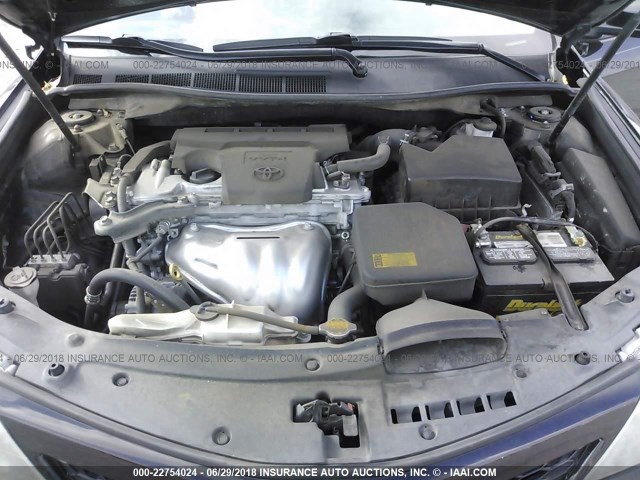 4T1BF1FK1CU158474 - 2012 TOYOTA CAMRY SE/LE/XLE შავი ფოტო 10