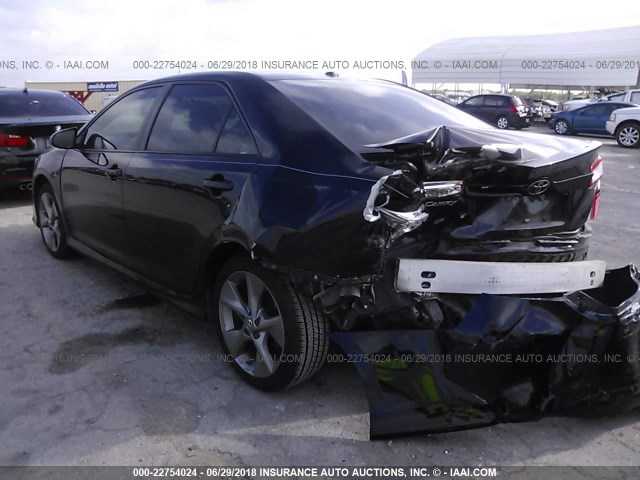 4T1BF1FK1CU158474 - 2012 TOYOTA CAMRY SE/LE/XLE შავი ფოტო 3