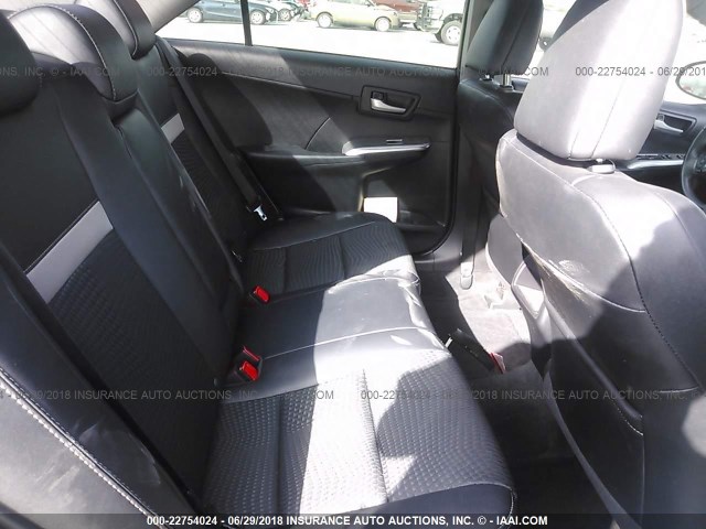 4T1BF1FK1CU158474 - 2012 TOYOTA CAMRY SE/LE/XLE შავი ფოტო 8