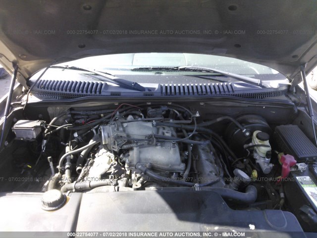 5LMEU68H74ZJ32075 - 2004 LINCOLN AVIATOR 香槟色 照片 10