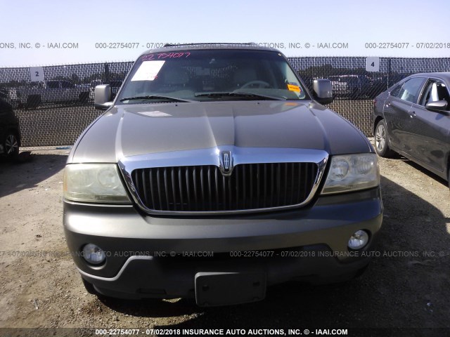 5LMEU68H74ZJ32075 - 2004 LINCOLN AVIATOR 香槟色 照片 6