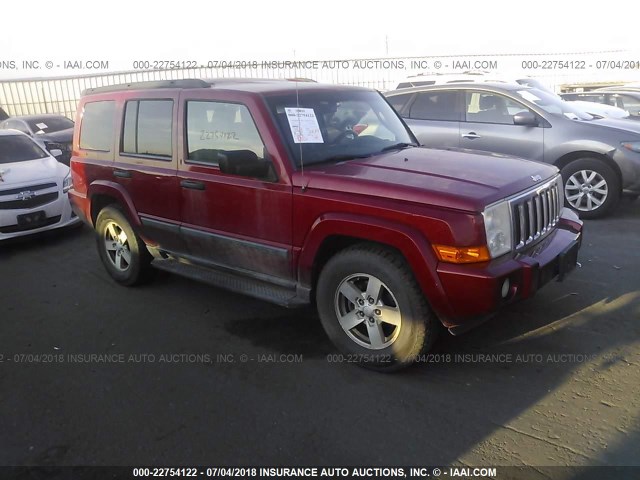 1J8HG48K16C136391 - 2006 JEEP COMMANDER 红色 照片 1