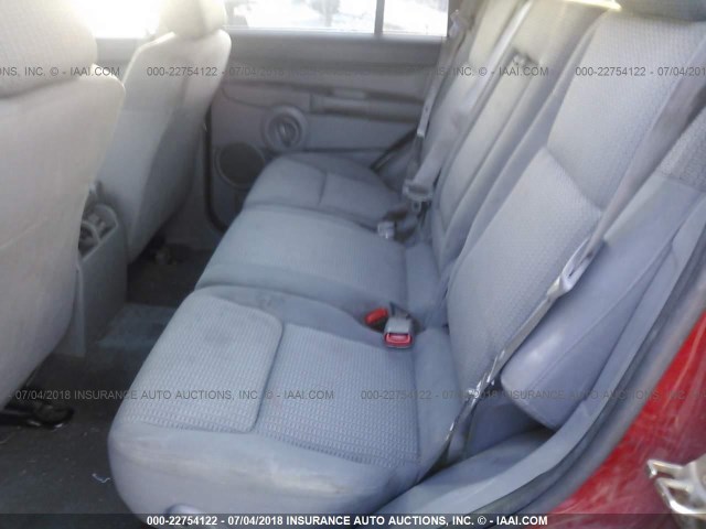1J8HG48K16C136391 - 2006 JEEP COMMANDER 红色 照片 8