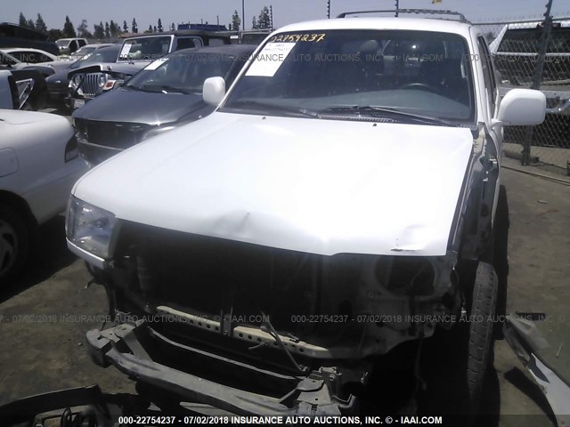 JT3GN86R8Y0164102 - 2000 TOYOTA 4RUNNER SR5 WHITE photo 6